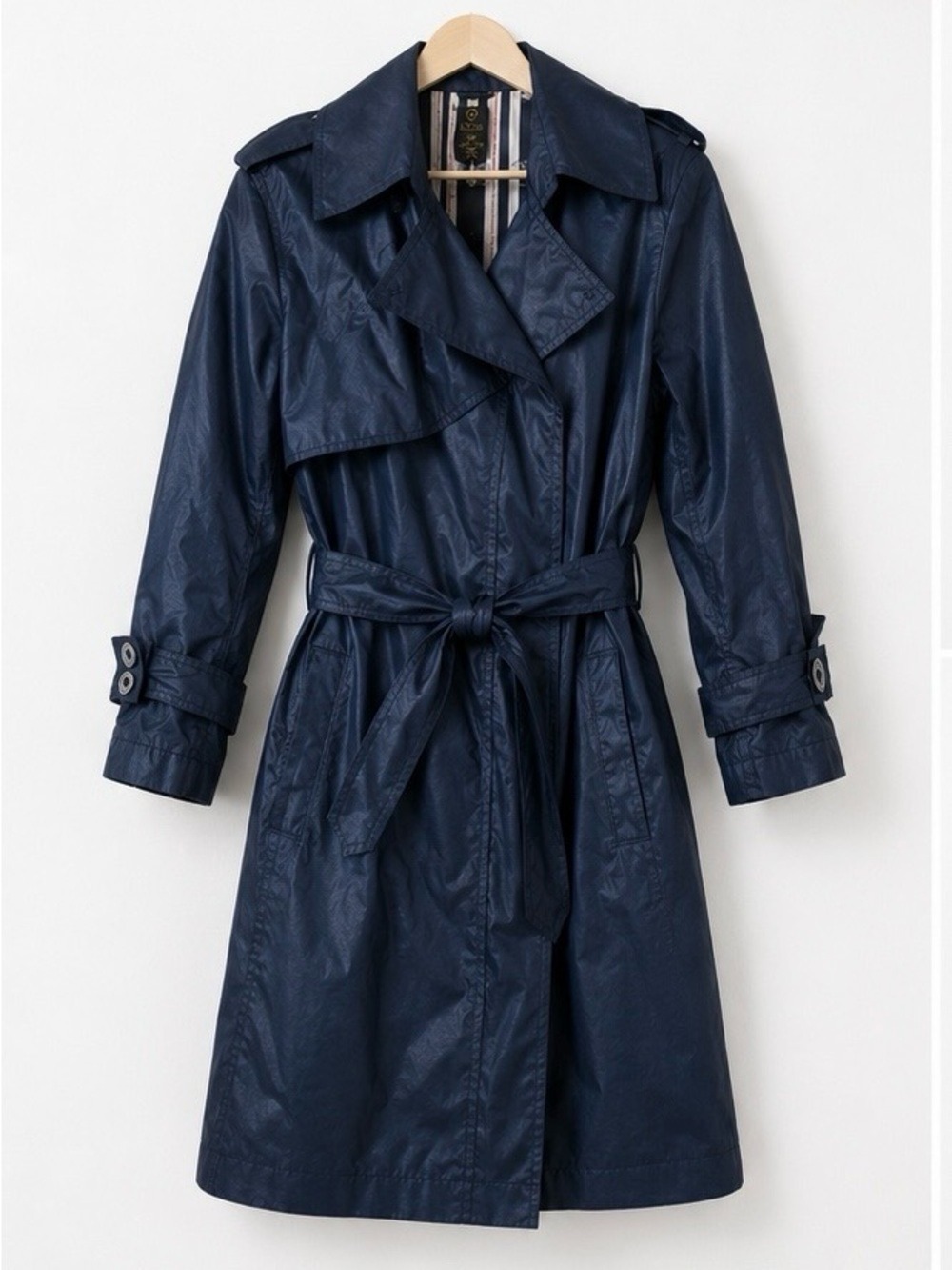 Vintage Womens Concepts by Jordache American Style Rain Trench Coat Size 14